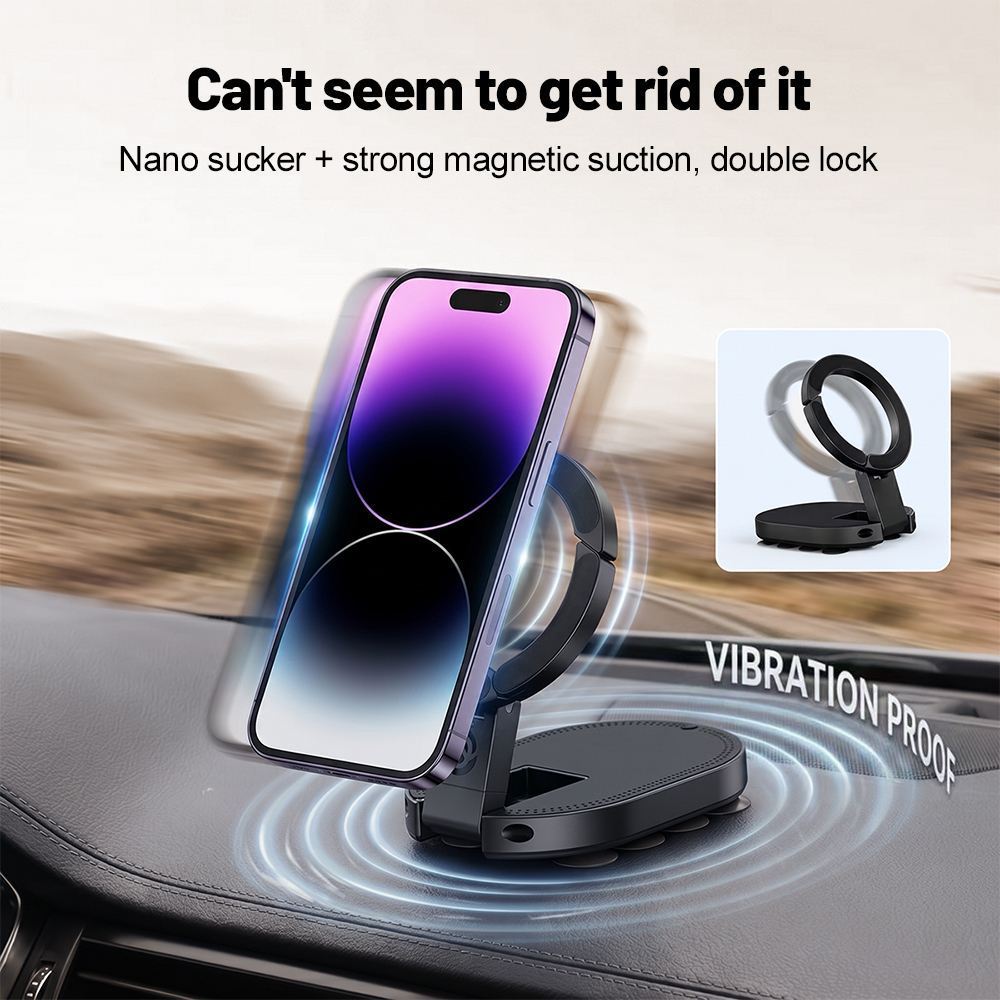 Kitchen Gadgets & Toys - 360° Rotation 3‑In‑1 Suction Cup Magnetic