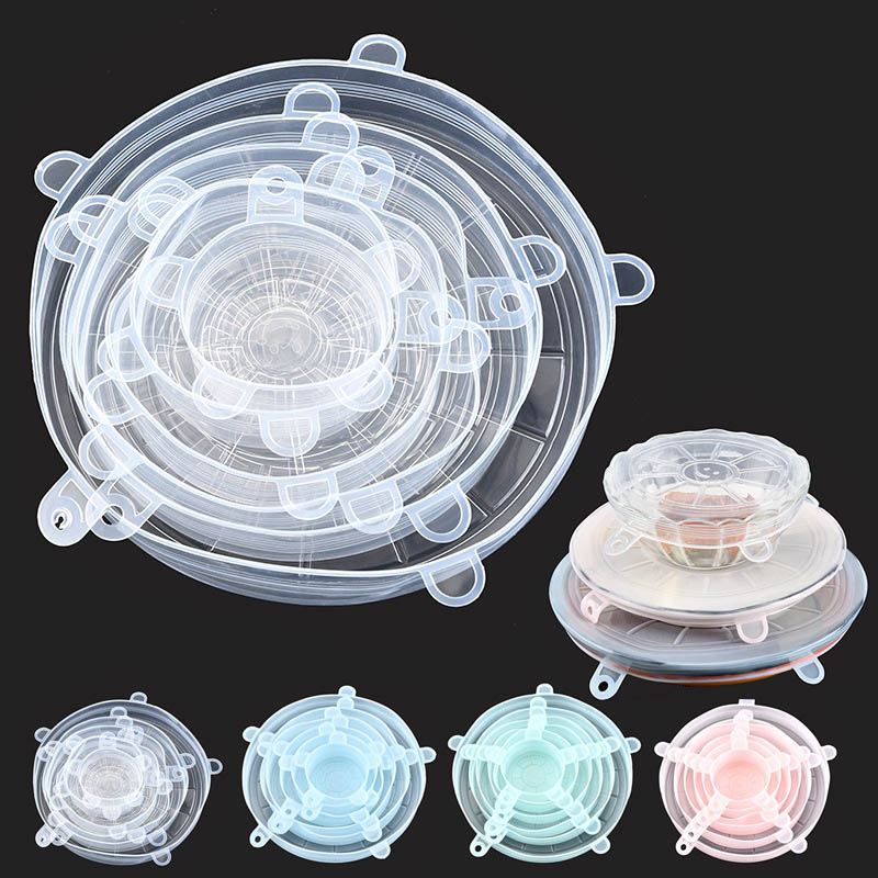 Kitchen Gadgets China - 6Pcs Kitchen Universal Accessories Silicone Reusable