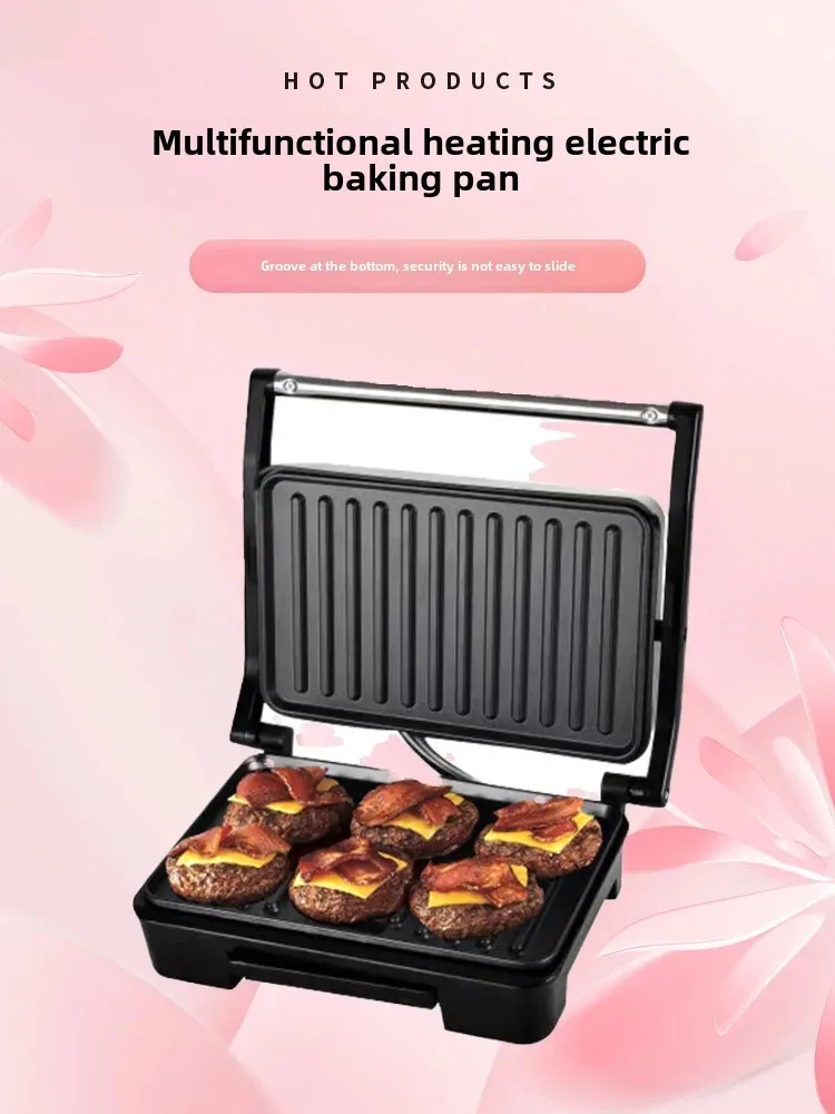 Breakfast Sandwich Maker - Sandwich Maker Multifunctional Heating Electric Pancake