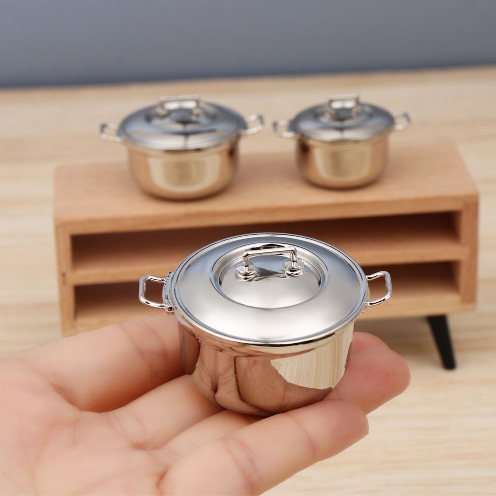 1/12 Miniature Soup Pot With C - огляд і ціна Kitchen Gadgets China