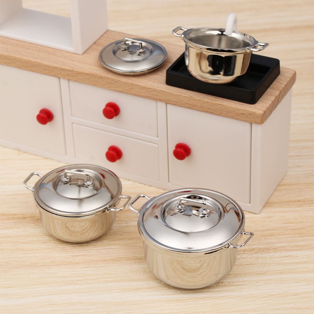 1/12 Miniature Soup Pot With C - огляд і ціна Kitchen Gadgets China