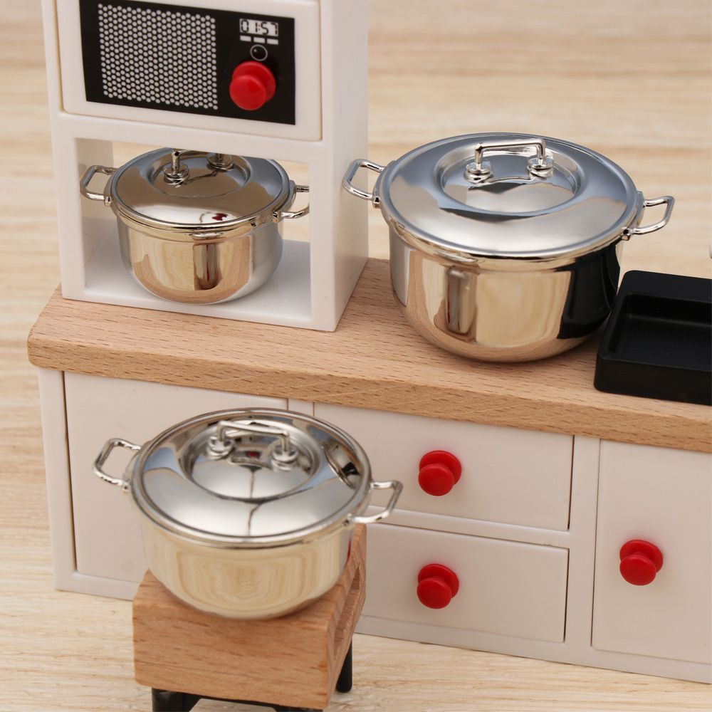 1/12 Miniature Soup Pot With C - огляд і ціна Kitchen Gadgets China