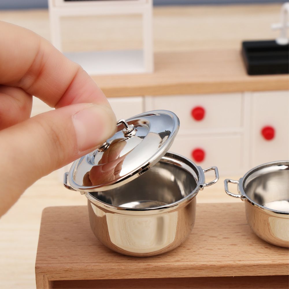 1/12 Miniature Soup Pot With C - огляд і ціна Kitchen Gadgets China