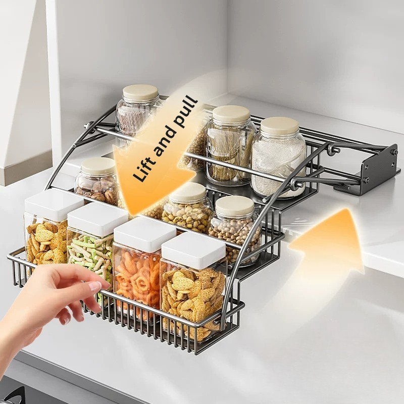 Cabinet Pull Down Basket, 3 Ti - огляд і ціна Kitchen Gadgets Hacks