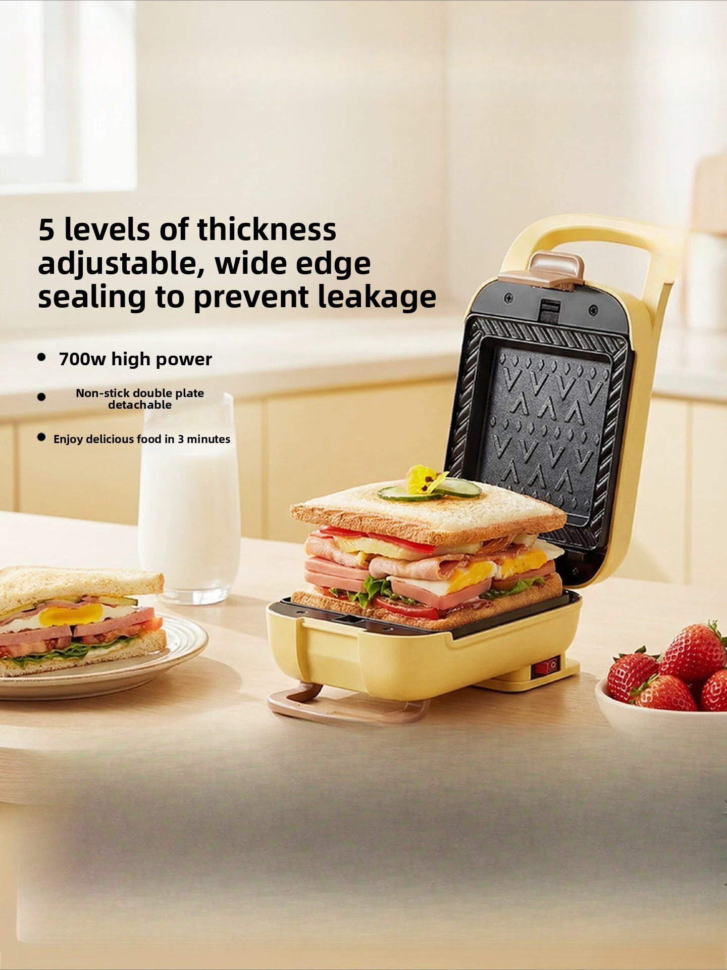 Household Thickened Hot Press  - огляд і ціна Breakfast Sandwich Maker