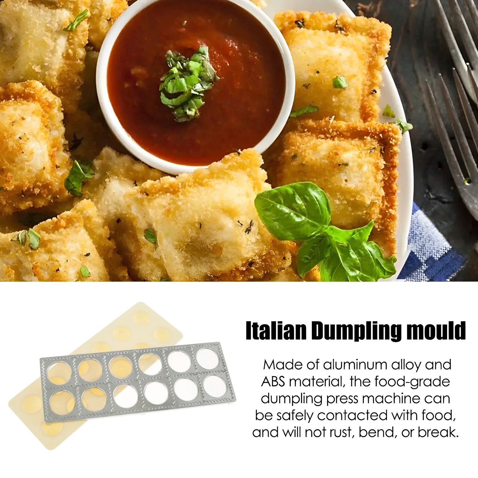 Dumpling Mold 12 Holes Ravioli - огляд і ціна Kitchen Gadgets China
