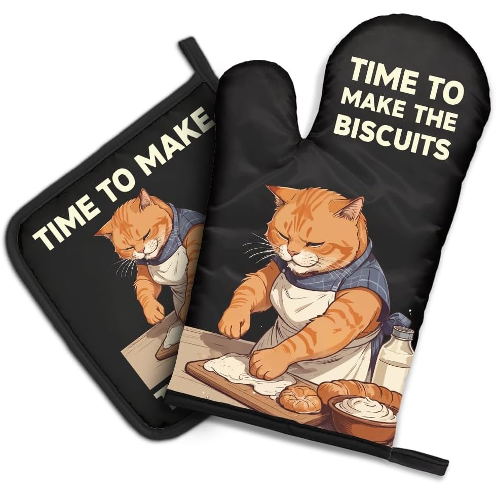 The Biscuits Funny Cat Oven Mi - огляд і ціна Kitchen Gadgets For Dad