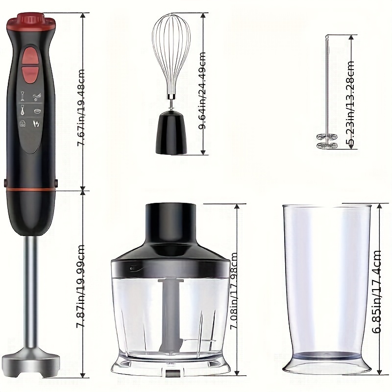 Immersion Hand Blender, 5-In-1 - огляд і ціна Immersion Blender Stick