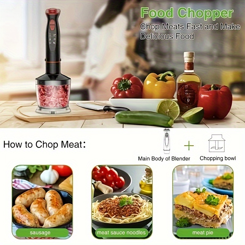 Immersion Hand Blender, 5-In-1 - огляд і ціна Immersion Blender Stick