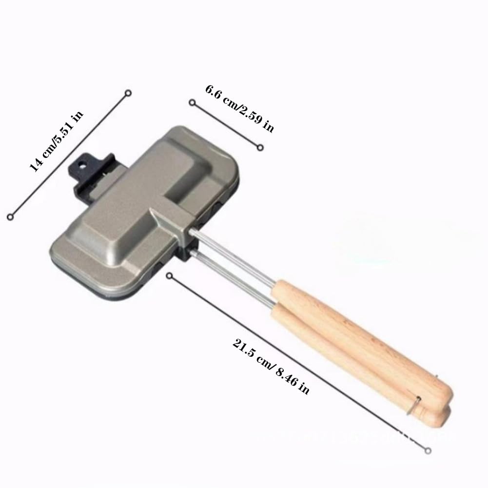 Sandwich Maker with Wooden Han - огляд і ціна Breakfast Sandwich Maker
