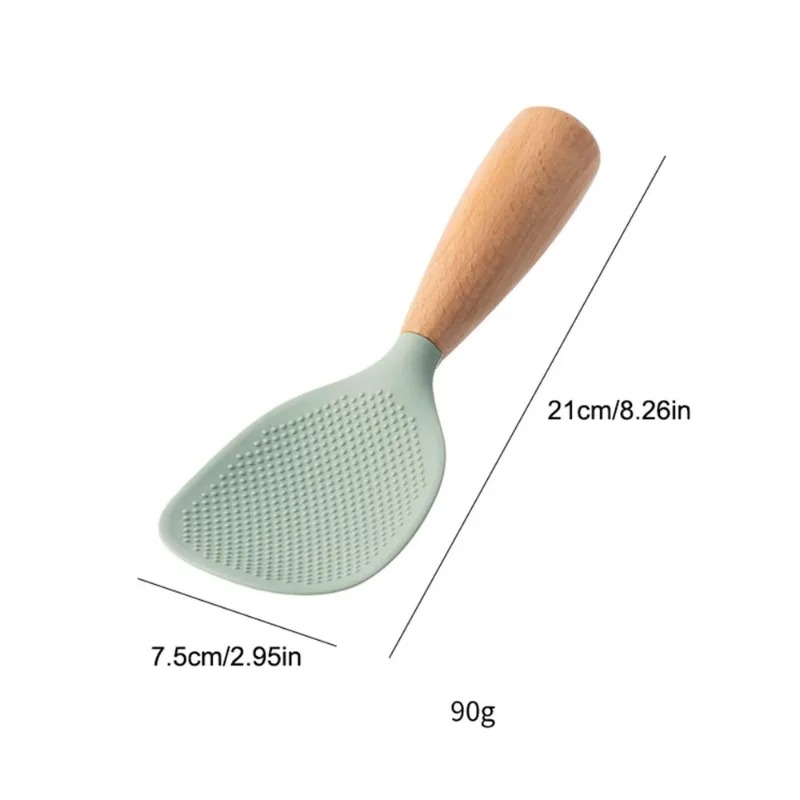 1Pcs Silicone Spoon Non-stick  - огляд і ціна Kitchen Gadgets In China