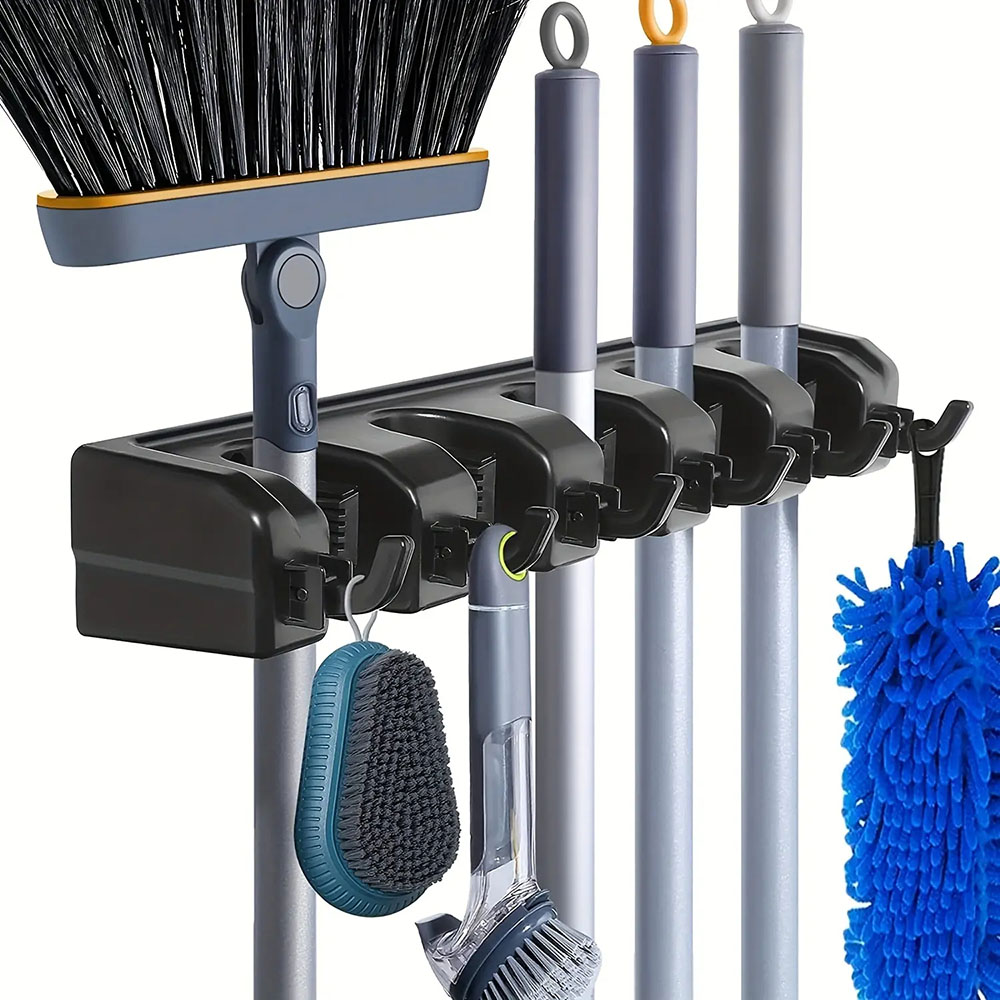 Wall Mounted Mop Holder 3/4/5  - огляд і ціна Kitchen Gadgets Hacks