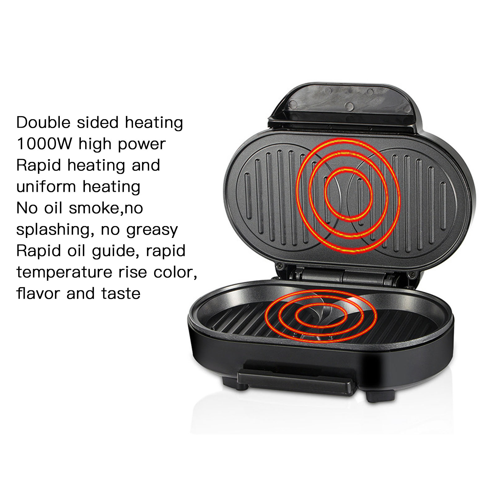 Anti-Stick Electric Hamburger  - огляд і ціна Breakfast Sandwich Maker