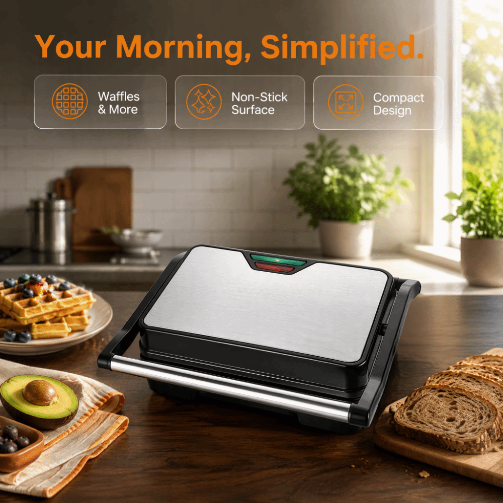 Non-Stick Sandwich Toaster Mul - огляд і ціна Breakfast Sandwich Maker