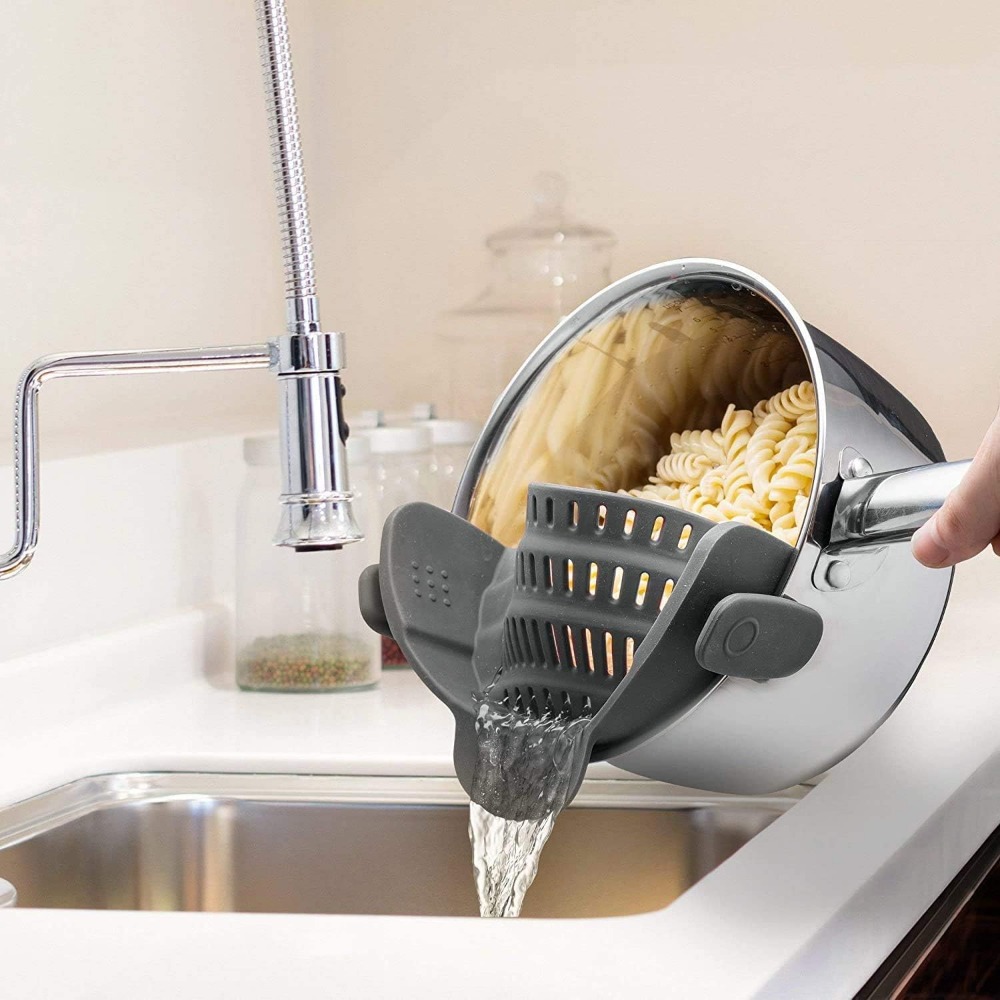 Clip-On Silicone Pasta Straine - огляд і ціна Kitchen Gadgets Images