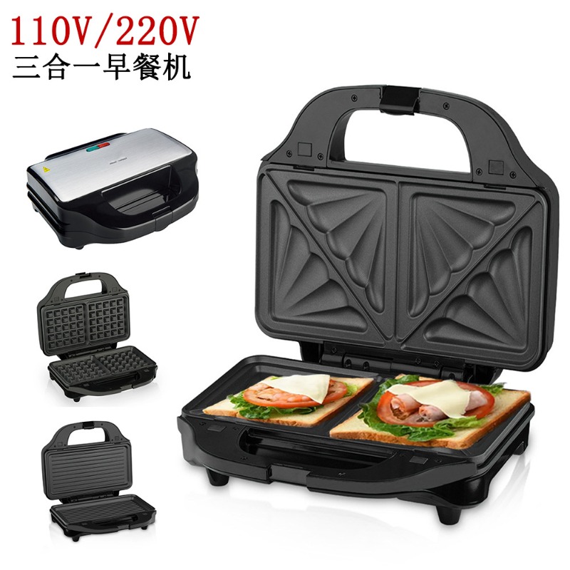 110V Large 3-in-1 Detachable S - огляд і ціна Breakfast Sandwich Maker