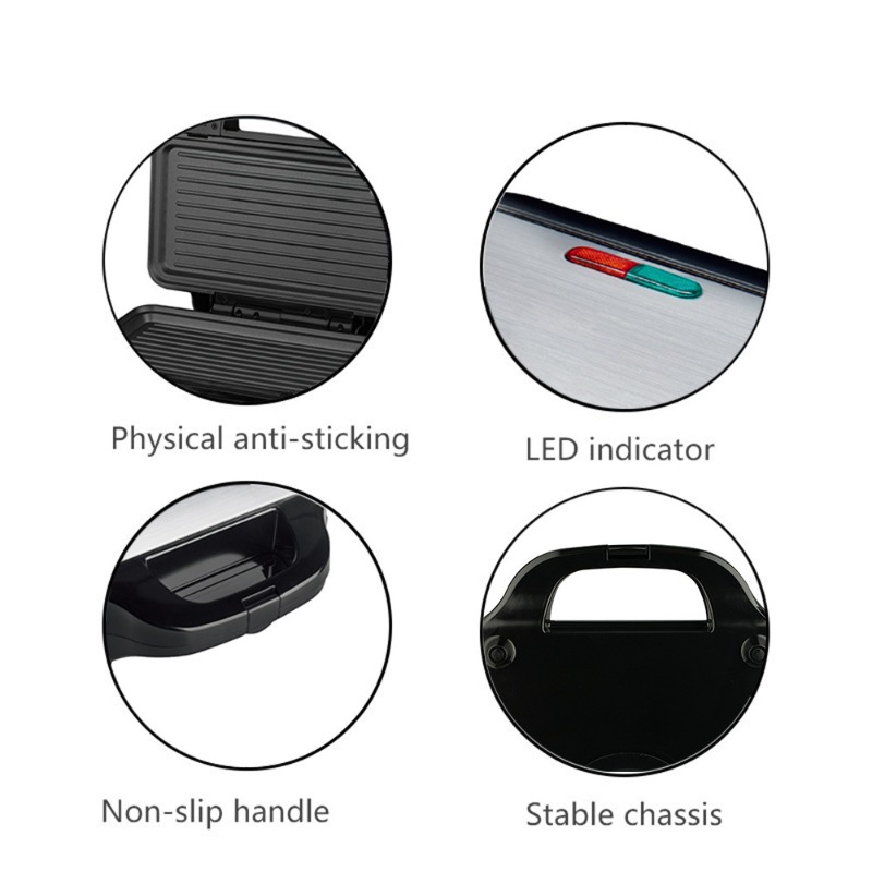 110V Large 3-in-1 Detachable S - огляд і ціна Breakfast Sandwich Maker